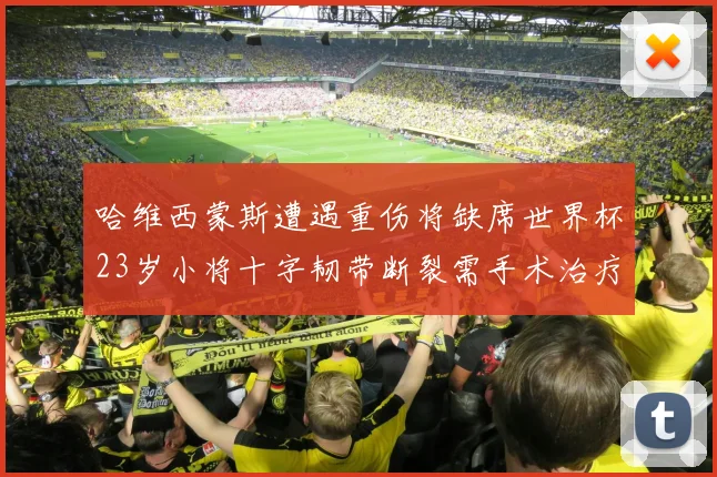 哈维西蒙斯遭遇重伤将缺席世界杯23岁小将十字韧带断裂需手术治疗